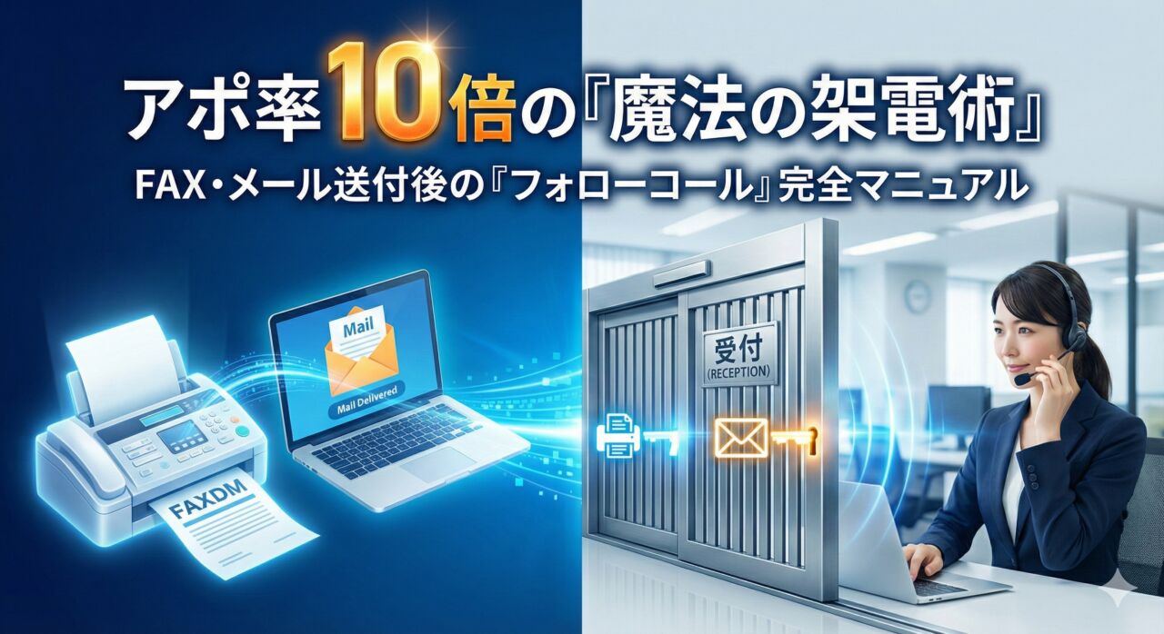DMフォローコールとは？テレアポの10倍アポが取れる「魔法の架電術」とタイミング