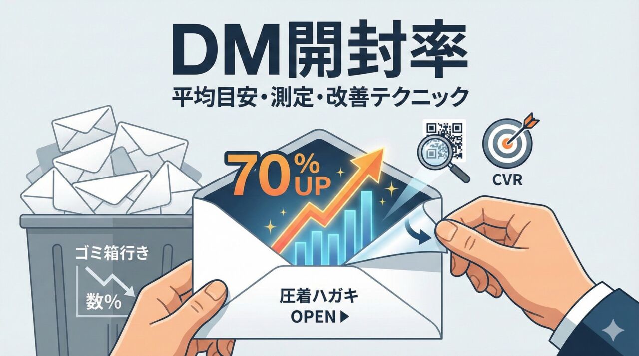DM開封率の平均目安は？測定方法と「即・ゴミ箱」を防ぐ改善テクニック