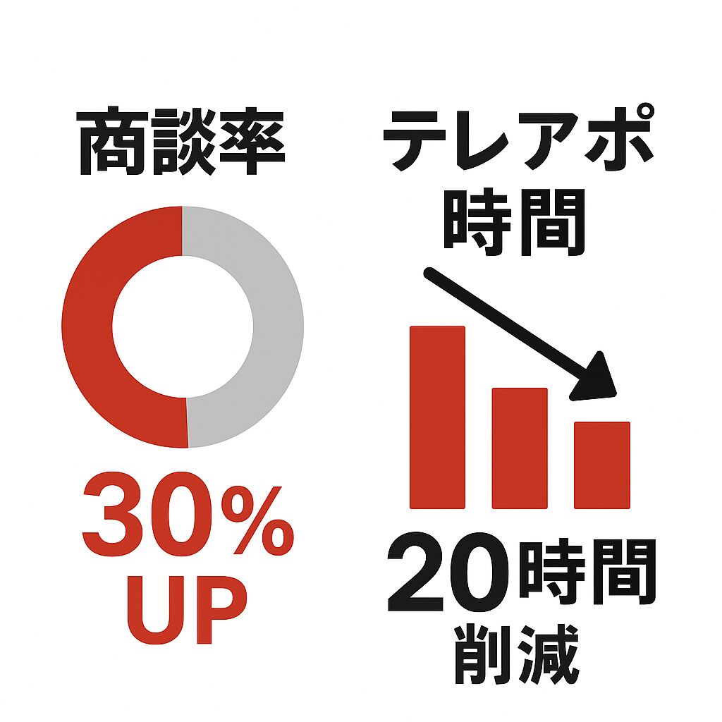 成功事例の数値インフォグラフ