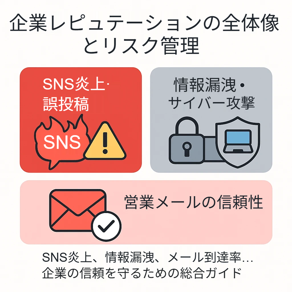 企業のレピュテーションとは｜SNS炎上・情報漏洩・営業メールまで信頼を守る総合ガイド