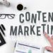 デスク上のContent marketing