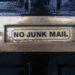 no junk mail迷惑メールお断り